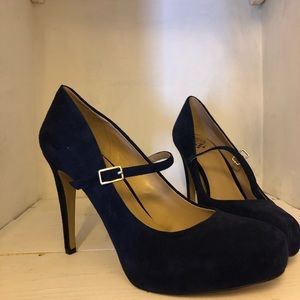 Navy blue heals! Never been worn!